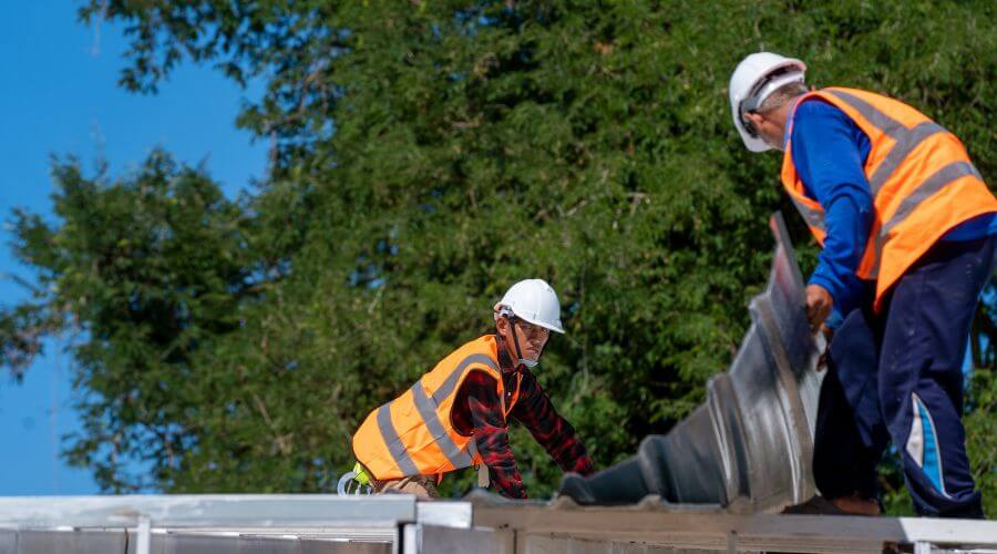 Roof repair in Amherst, WI